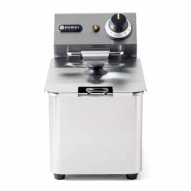 Hendi Fritteuse 4 Liter Kaltzonen aus Edelstahl Kitchen Line 230V 3000 Watt NEU