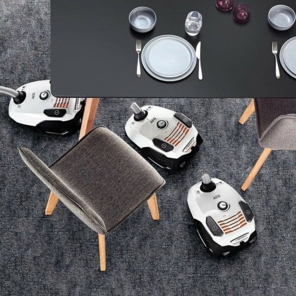 AEG Bodenstaubsauger Staubsauger mit Staub-Beutel Ice White Weiß VX6 NEU – Bild 5