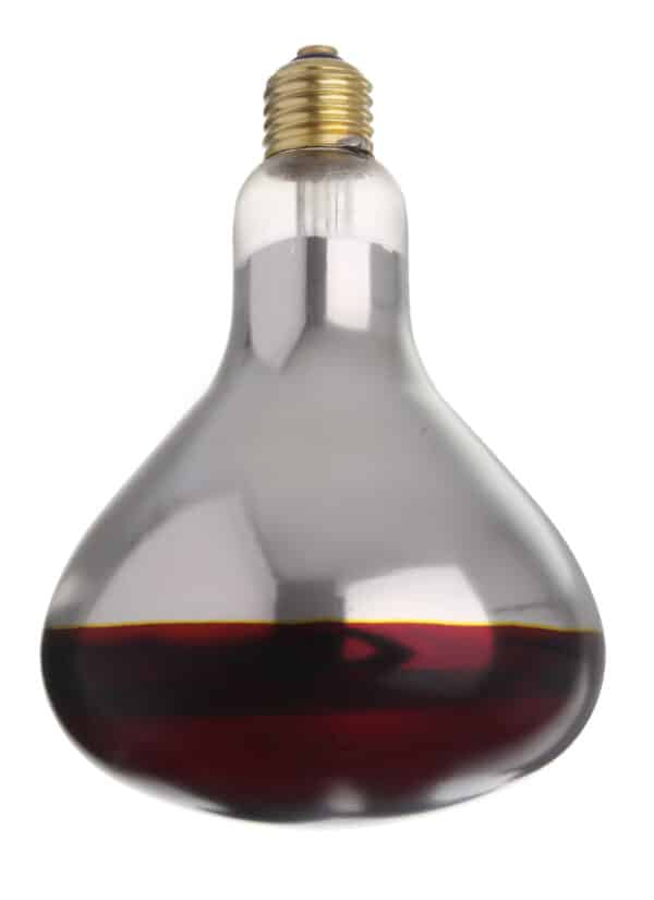 E27 Infrarot Glühbirne Wärmelampe Rotlicht Infrared 250W Rot NEU – Bild 3