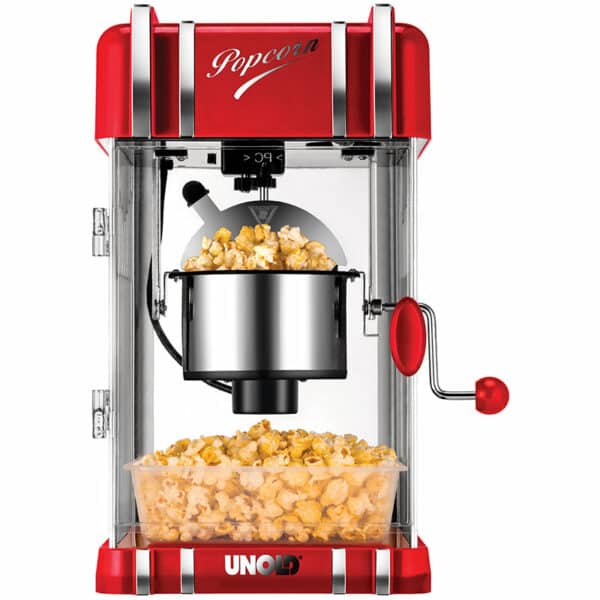 Unold Popcorn-Maschine Popcorn-Maker Cinema Retro-Design Rot NEU – Bild 2