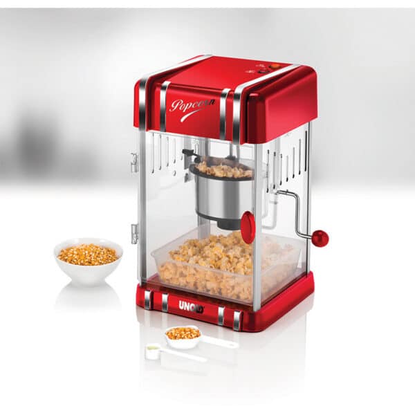 Unold Popcorn-Maschine Popcorn-Maker Cinema Retro-Design Rot NEU – Bild 5