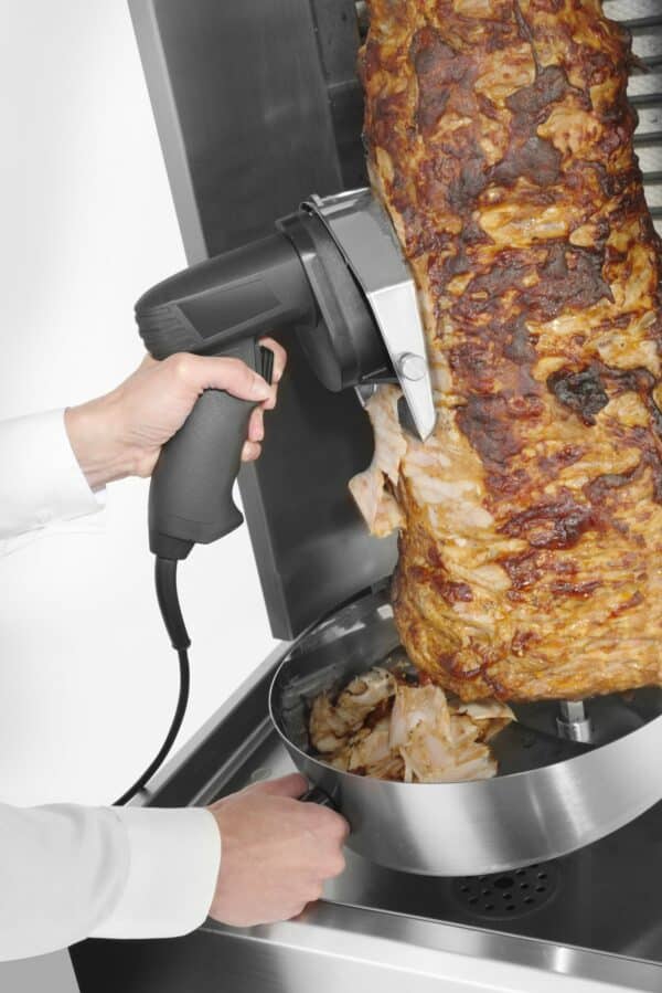 Elektro Kebab-Messer Döner-Messer inkl. gezahntes-Messer Hendi Gastro NEU – Bild 4