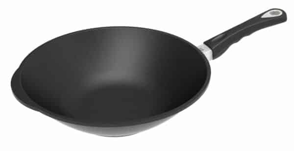 AMT Induktion Wok-Pfanne ASIA Ø 32 x 11 cm Höhe Best-Pan Gastro-Guss NEU