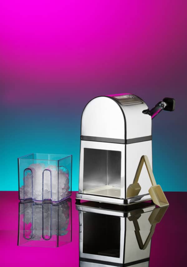 Gastro Ice-Crusher Eis-Würfel-Zerkleinerer Manuell Chrom Hendi NEU – Bild 2