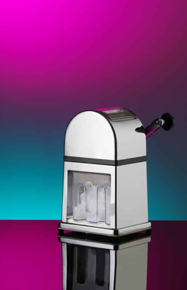 Gastro Ice-Crusher Eis-Würfel-Zerkleinerer Manuell Chrom Hendi NEU – Bild 3