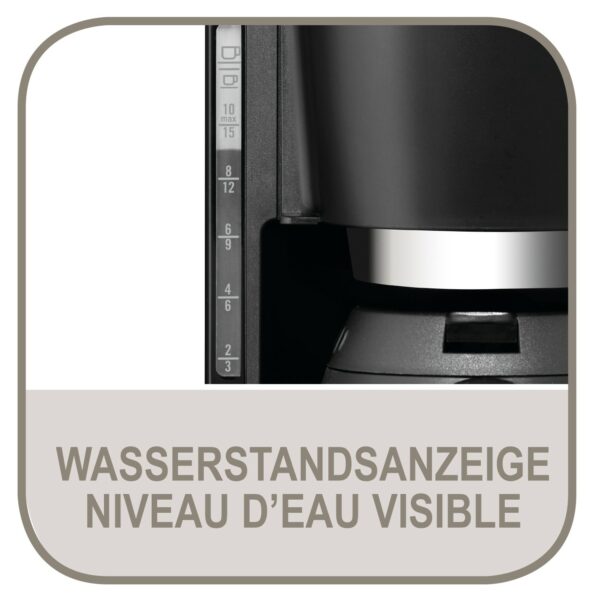 Rowenta Filter-Kaffeemaschine mit Thermoskanne 4h 12 Tassen Milano Schwarz NEU – Bild 7