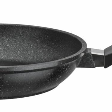 GSW Induktion Bratpfanne Schmorpfanne Ø 28 cm Titanium Granit Ferrotherm