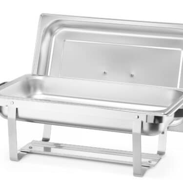 Hendi Chafing-Dish 4er Set aus Edelstahl Speisewärmer 1/1 GN NEU