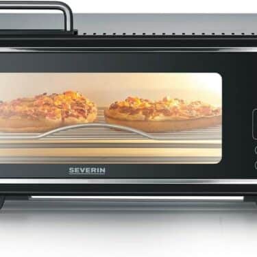 Severin Pizzaofen Backofen SERICO Digital 40 - 400°C 230V 230V Schwarz NEU