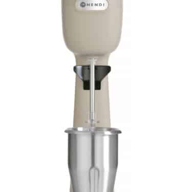 Hendi Milchshaker Drink-Mixer Eiweiß Barmixer Cocktail-Mixer Taupe Karamel Sand
