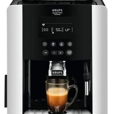 Krups Arabica Kaffeevollautomat Kaffeemaschine Schwarz Silber NEU
