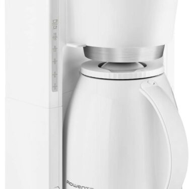 Rowenta Filter-Kaffeemaschine mit Thermoskanne 4h 12 Tassen Weiss NEU
