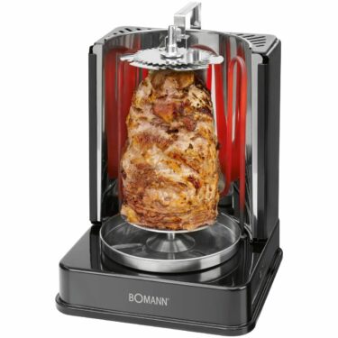 Bomann Hähnchen Spieß Döner-Grill Kebap Drehgrill Gyros Grill 3-in-1 NEU