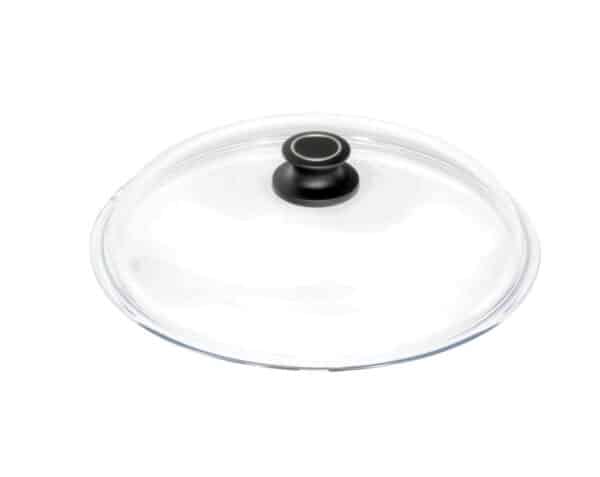 AMT Ø 32 cm Glasdeckel Universal-Glasdeckel Topf-Deckel Wok-Deckel Bratpfanne