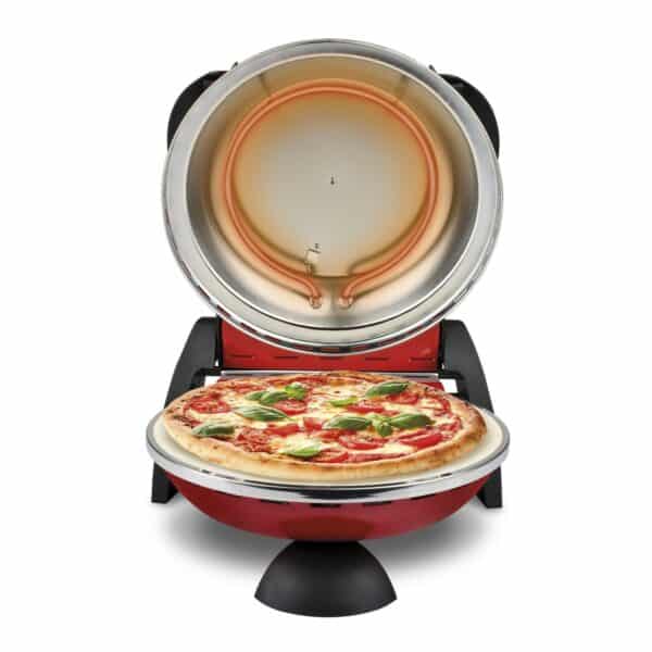 G3-Ferrari Pizzaofen Pizzamaker Express Italy Pizza in 3 min. fertig Ferrari-Rot – Bild 3
