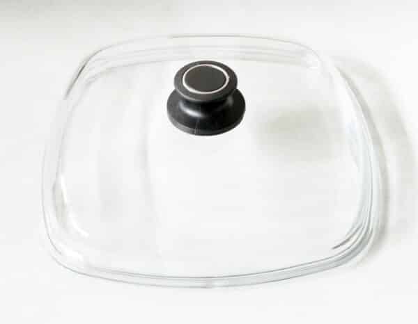 AMT Glasdeckel Grillpfanne BBQ-Pfanne Quadratisch-Glasdeckel Ø 28 x 28 cm NEU