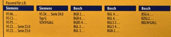 8x Swirl Staubsaugerbeutel S67 für Siemens Bosch + 2 Filter NEU – Bild 3