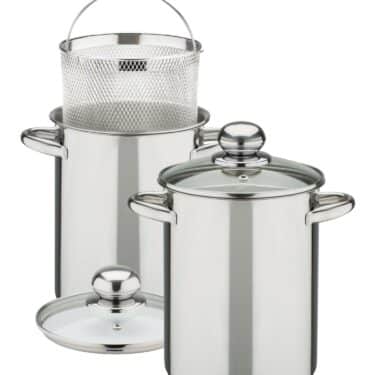 GSW Induktion Spargeltopf Spagettitopf Set aus Edelstahl Ø 16 cm 4,2 Liter NEU