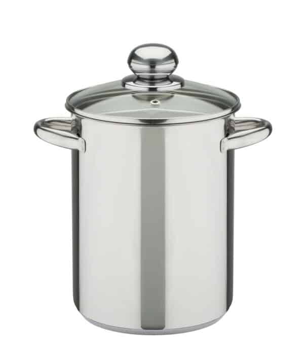 GSW Induktion Spargeltopf Spagettitopf Set aus Edelstahl Ø 16 cm 4,2 Liter NEU – Bild 2