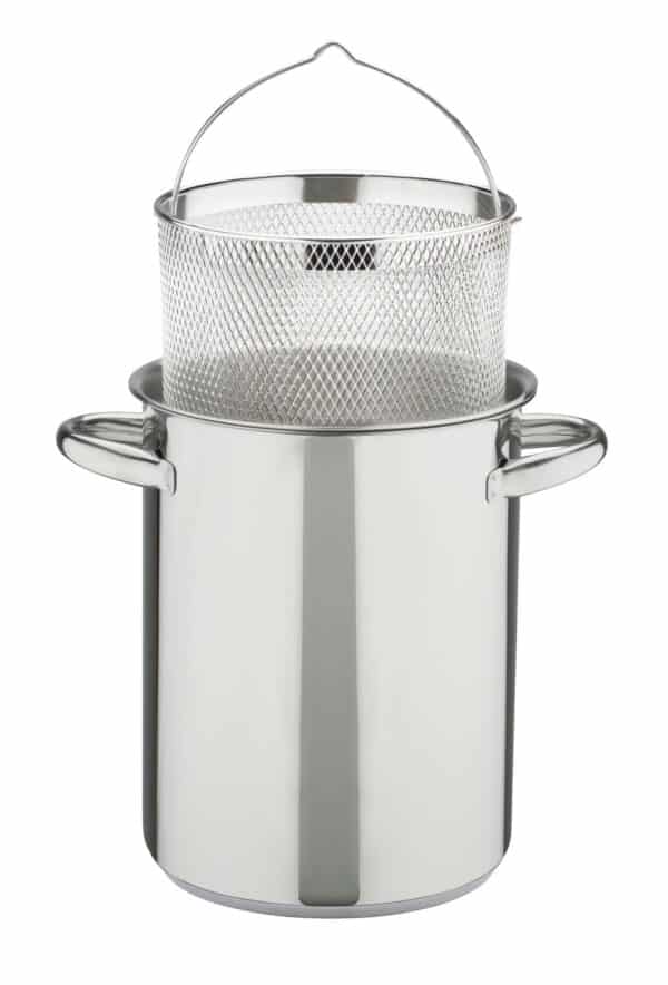 GSW Induktion Spargeltopf Spagettitopf Set aus Edelstahl Ø 16 cm 4,2 Liter NEU – Bild 3
