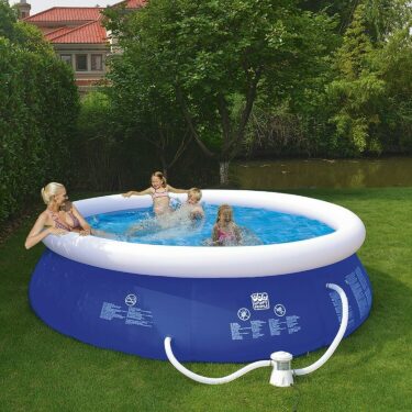 Wehncke Jumbo-Pool QUICK UP POOL inkl. Pumpe Ø 300 x 76 cm NEU