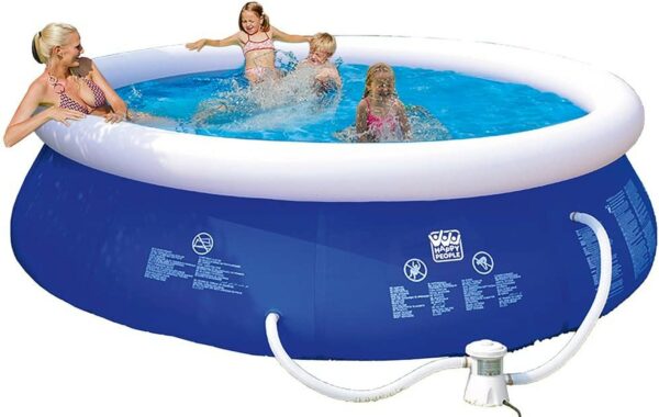 Wehncke Jumbo-Pool QUICK UP POOL inkl. Pumpe Ø 300 x 76 cm NEU – Bild 2