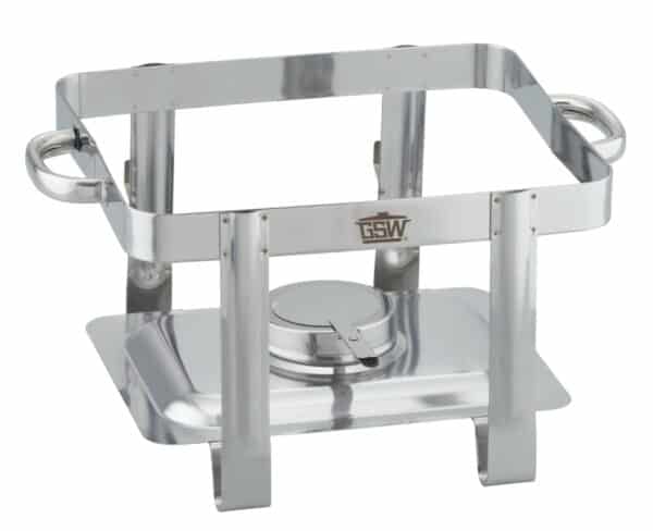 GSW Chafing-Dish Speisewärmer Set GN 1/2 Silber 65 mm Tief NEU – Bild 4