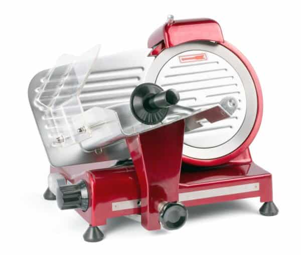 Hendi Aufschnittmaschine Allesschneider Fleisch Käse Ø 220 mm Rot NEU