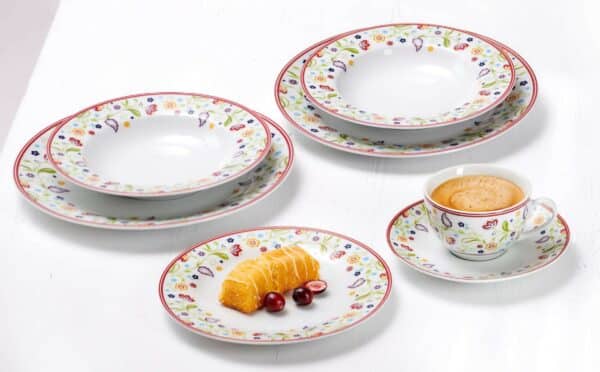 Ritzenhoff Kombiservice Kaffeeservice Tafelservice Porzellan Doppio Shanti 30tlg – Bild 4