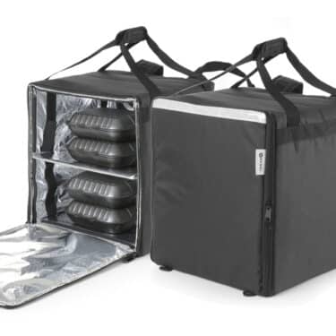 Hendi Thermo-Transportrucksack Pizza-Transporttasche Transportbox 75,2 Liter