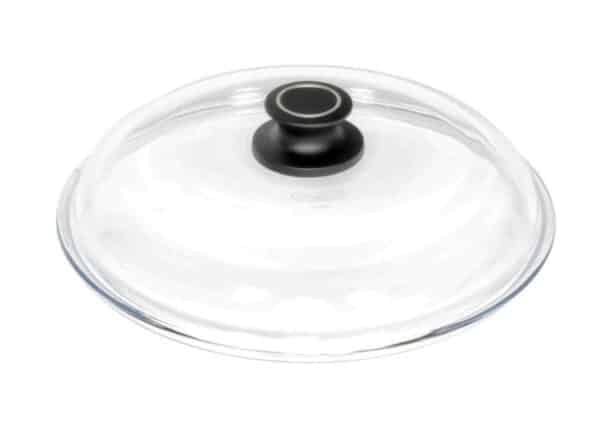 AMT Ø 28 cm Glasdeckel Universal-Glasdeckel Topf-Deckel Wok-Deckel Bratpfanne