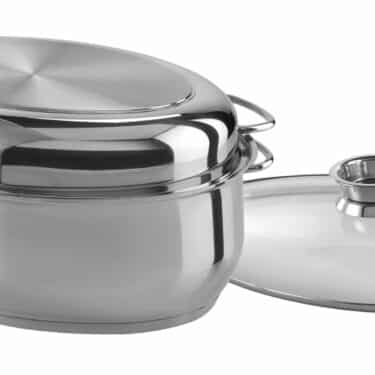 GSW Edelstahl-Bräter Multi-Bräter Oval mit Glas und Edelstahl Ø 38cm Silber NEU