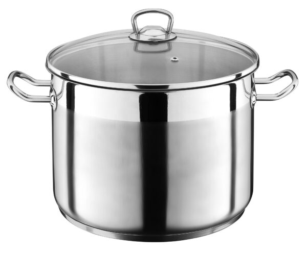 GSW Jumbo-Topf Kochtopf Suppentopf Induktion Edelstahl Ø 28 cm 15 Liter NEU