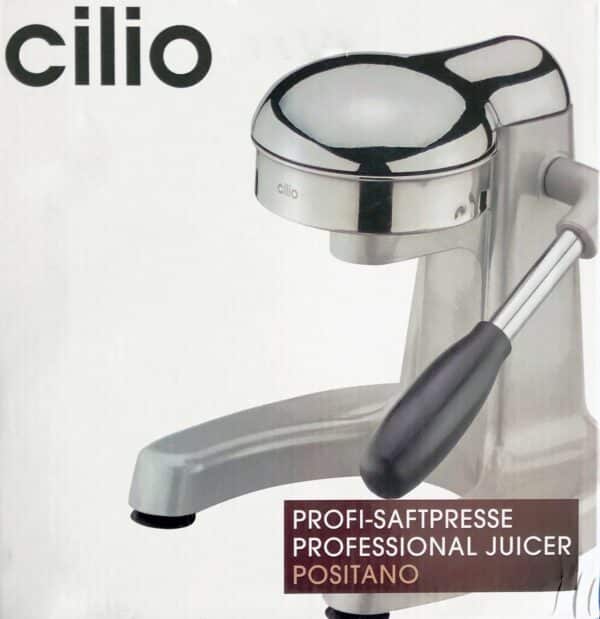 Cilio Zitronen-Presse Orangen-Presse Limetten-Presse Saftpresse Grau NEU – Bild 2