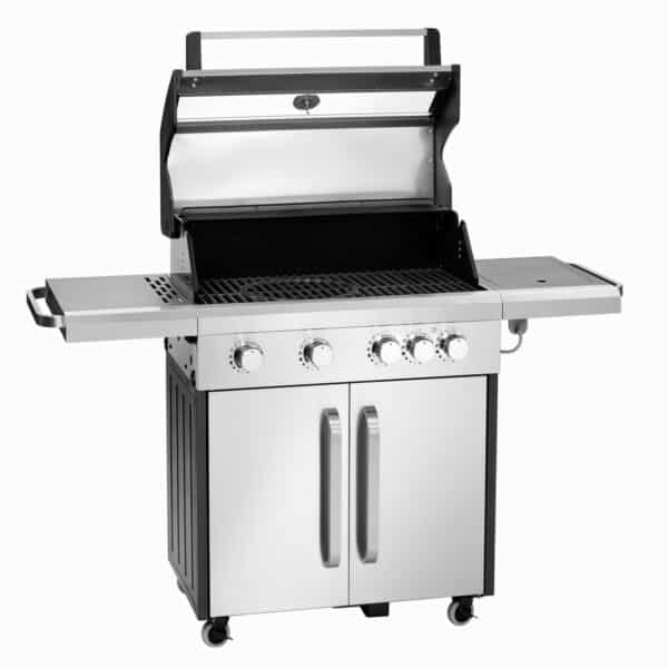 Bartscher BBQ-Grill Gas-Grill aus Edelstahl Silber 20,7 kW Chefidee NEU – Bild 2
