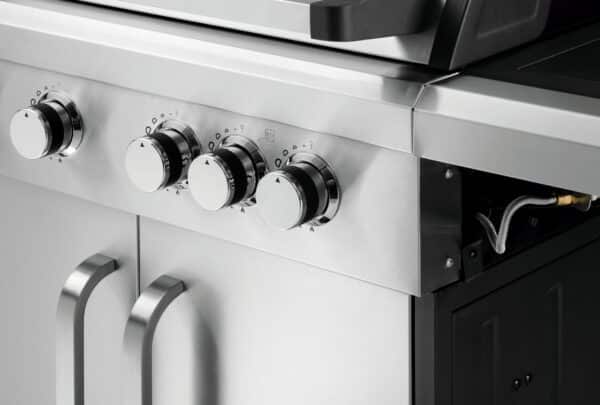 Bartscher BBQ-Grill Gas-Grill aus Edelstahl Silber 20,7 kW Chefidee NEU – Bild 6