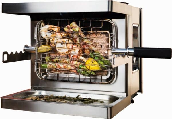 Bartscher Tisch-Grill High Speed Party-Grill aus Edelstahl bis 800°C 230V NEU – Bild 5