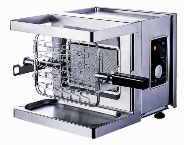 Bartscher Tisch-Grill High Speed Party-Grill aus Edelstahl bis 800°C 230V NEU