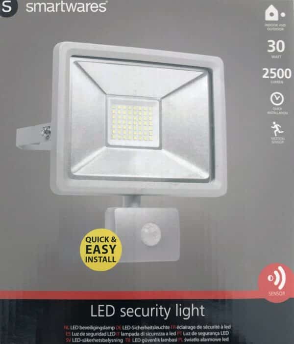 LED Außenbeleuchtung Bewegungsmelder Sicherheitsleuchte 30W Security Light NEU