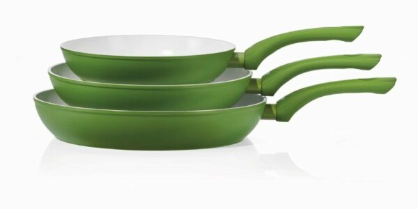 Elo Induktion Bratpfanne Keramik Pure Kolibri Ø 32 cm Grün Weiss NEU – Bild 2