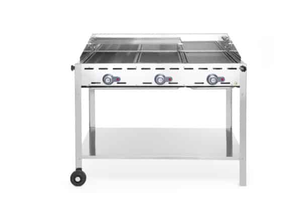 Hendi Gas-Grill 3 Brenner Grillsystem Green Fire 17,4 Kw Gastro NEU – Bild 2