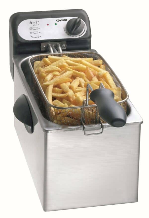 Bartscher Fritteuse Elektro Friteuse Tischgerät 3 Liter 230V 2000W NEU – Bild 3