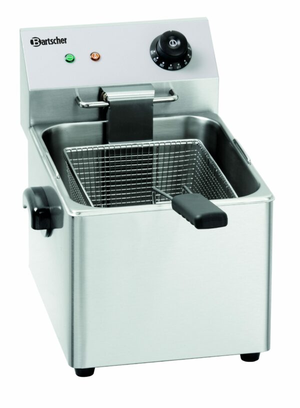 Bartscher Fritteuse Elektro 8 Liter aus Edelstahl bis 190°C 230V 3250W NEU – Bild 3