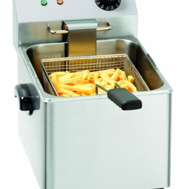 Bartscher Fritteuse Elektro 8 Liter aus Edelstahl bis 190°C 230V 3250W NEU