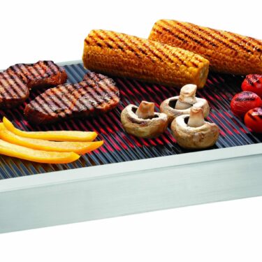Bartscher Grillplatte GP1200, gerillt