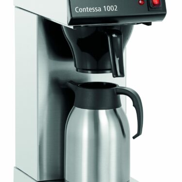 Bartscher Korbfilter-Kaffeemaschine 2 Liter Isolierkanne Contessa Silber NEU