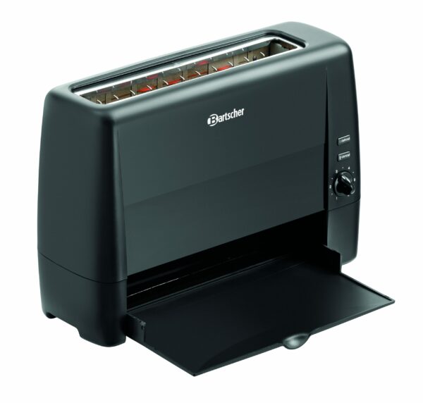 Bartscher Sandwich-Toaster Langschliz-Toaster XL Schwarz NEU – Bild 3