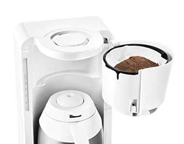 Rowenta Filter-Kaffeemaschine mit Thermoskanne 4h 12 Tassen Milano Weiss NEU – Bild 4
