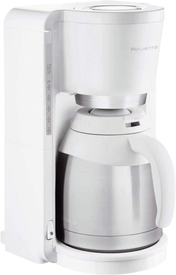 Rowenta Filter-Kaffeemaschine mit Thermoskanne 4h 12 Tassen Milano Weiss NEU