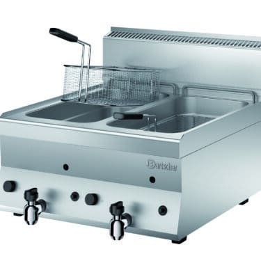 Bartscher Gas-Fritteuse 650, 2x8L, TG